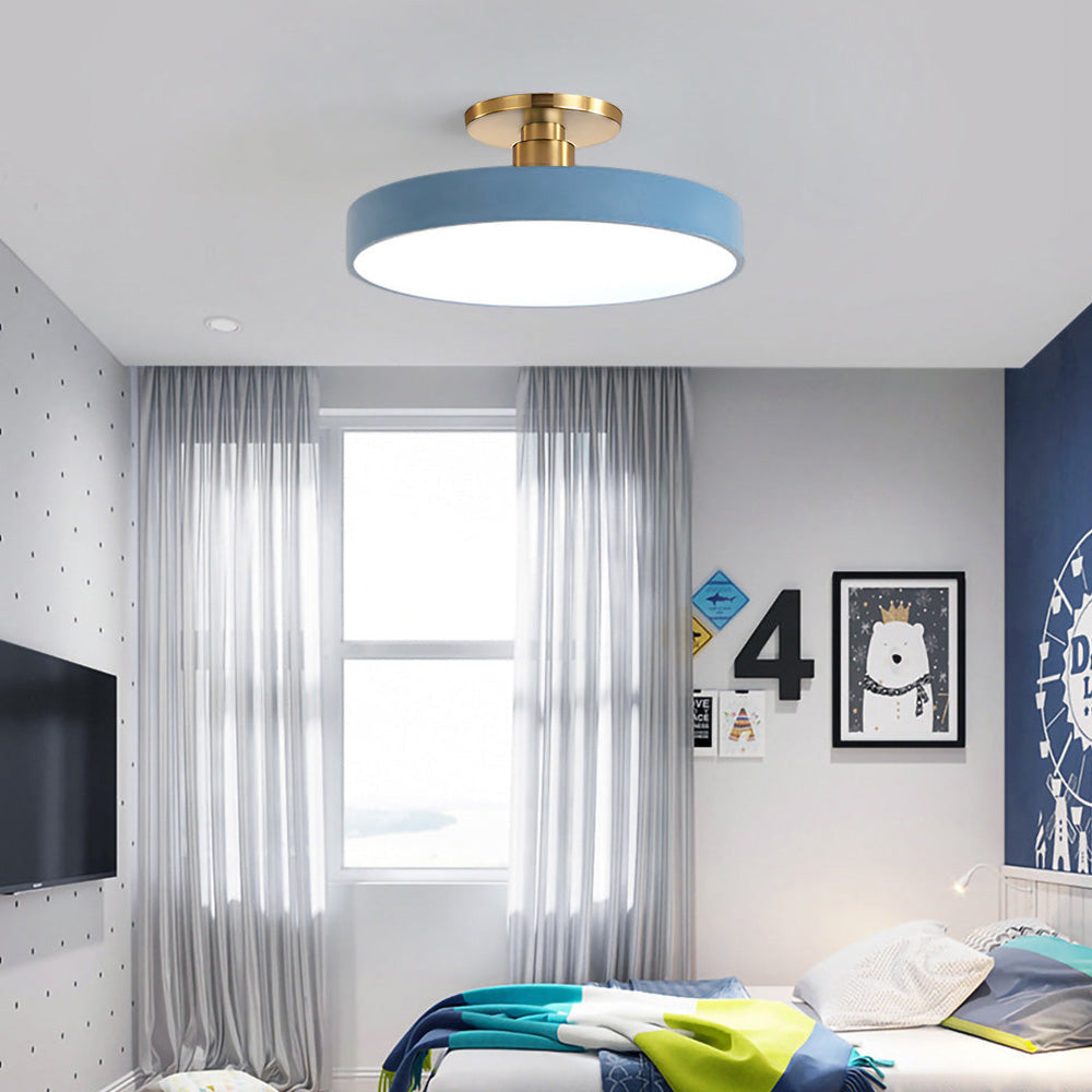 Vionte Plafondlamp – Ronde LED plafondlamp van metaal en acryl met energiezuinig design