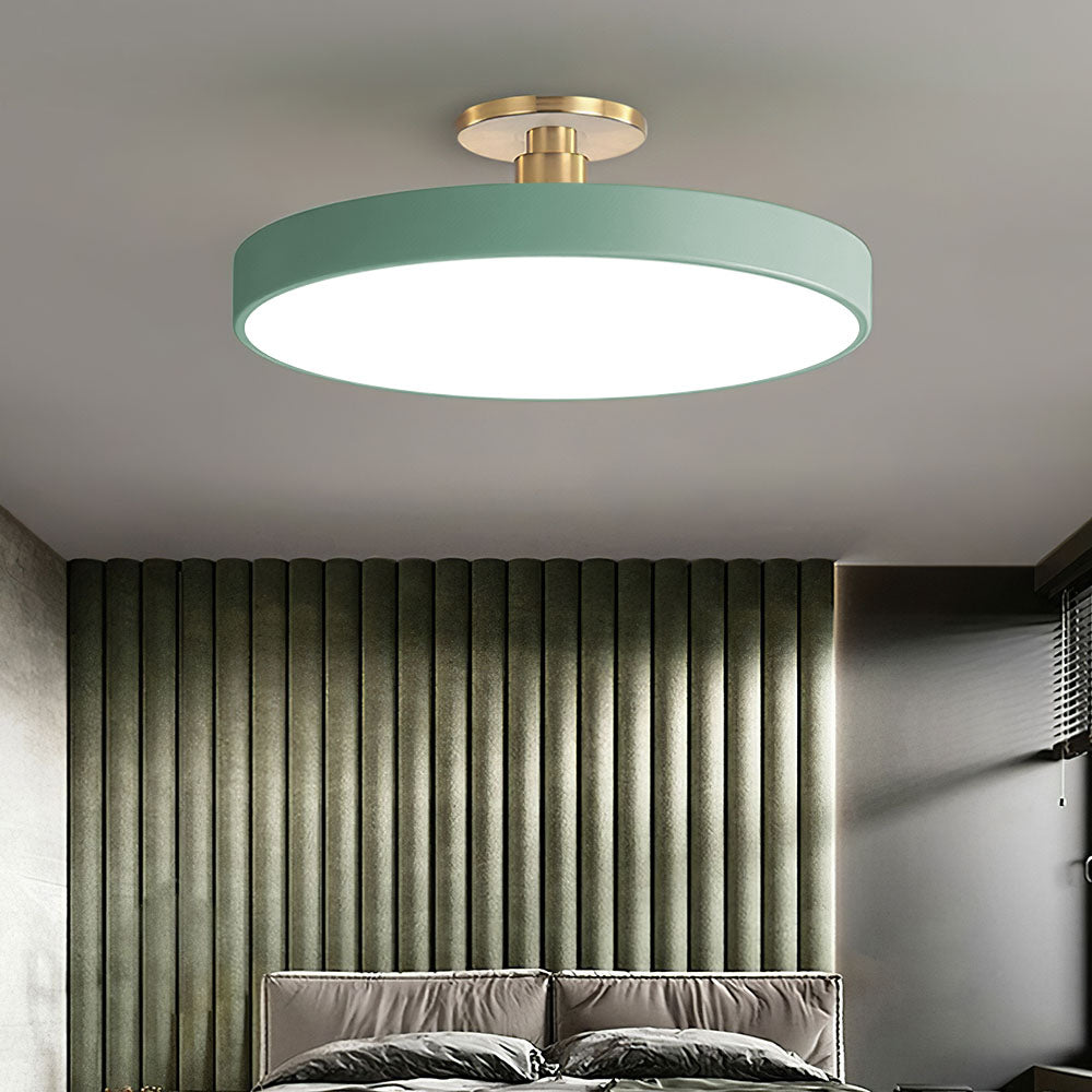 Vionte Plafondlamp – Ronde LED plafondlamp van metaal en acryl met energiezuinig design
