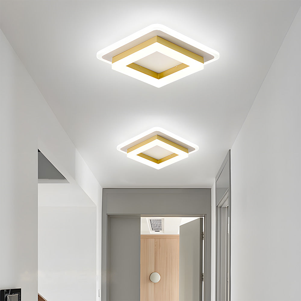 Vierkante LED plafondlamp – Dimbaar licht, modern design & energiezuinig