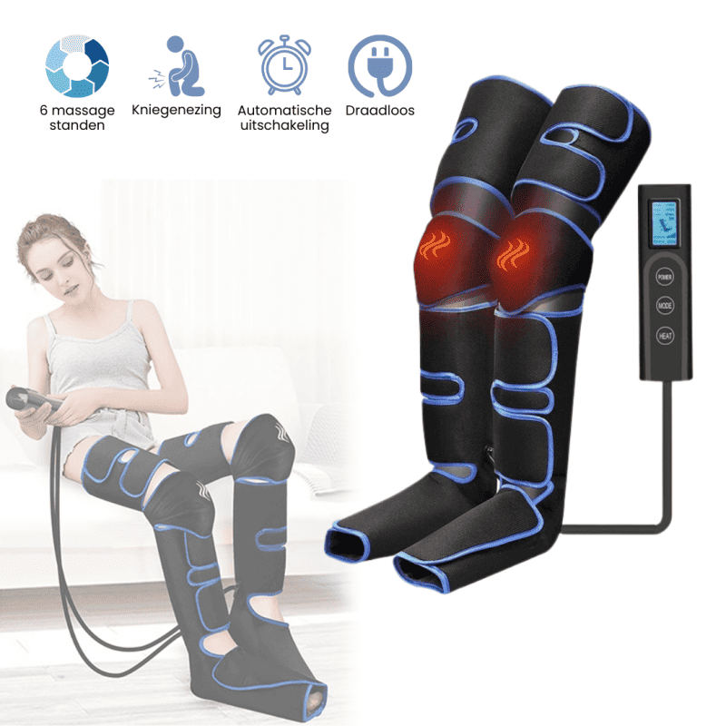 Airestro – 360° beenmassage met luchtdruk & warmte – ontspanning & herstel