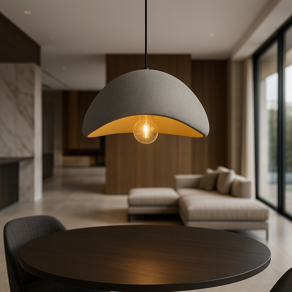 Lumora – Hanglamp glas & metaal dimbaar – woonkamer/eetkamer