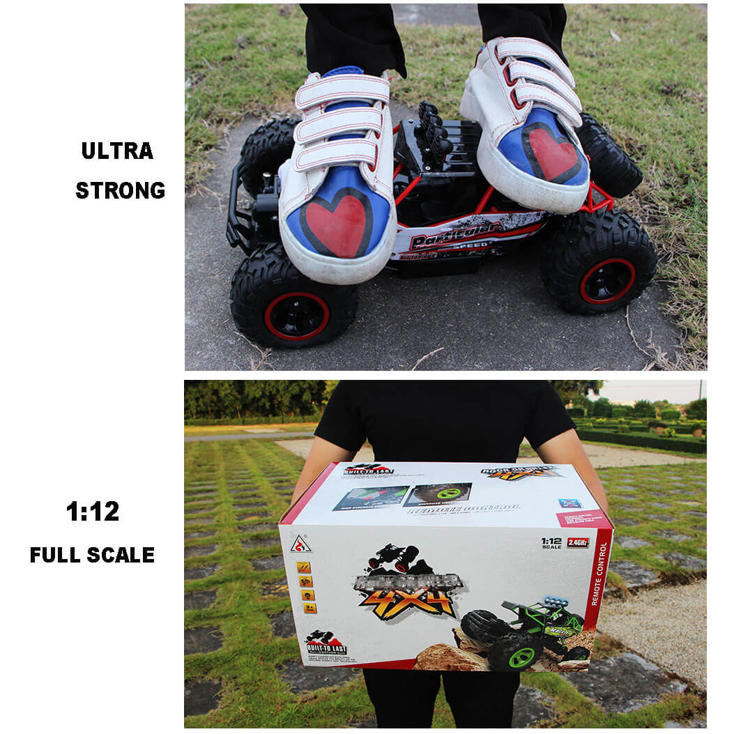 Offroad RC auto – 4WD afstandsbestuurbare monstertruck – Kinderen & volwassenen