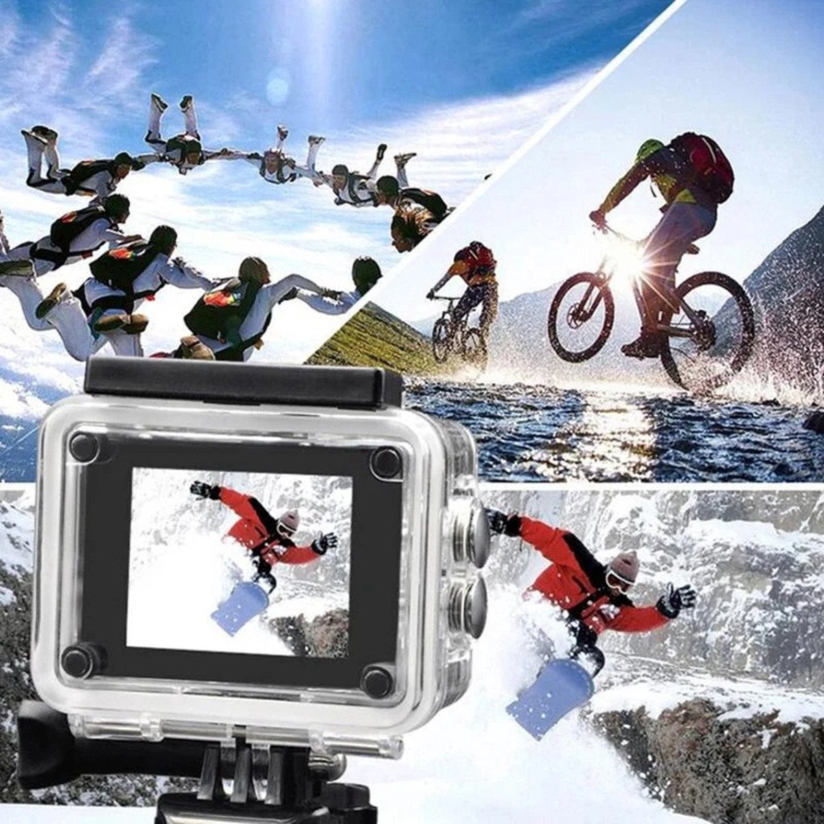 4K action camera – Haarscherp, 60FPS & waterdicht tot 30 m
