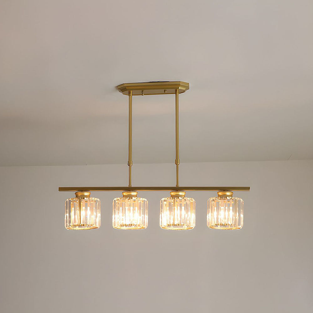 Artesso Hanglamp – Art Deco Design met Glazen Kappen & Verstelbare Hoogte