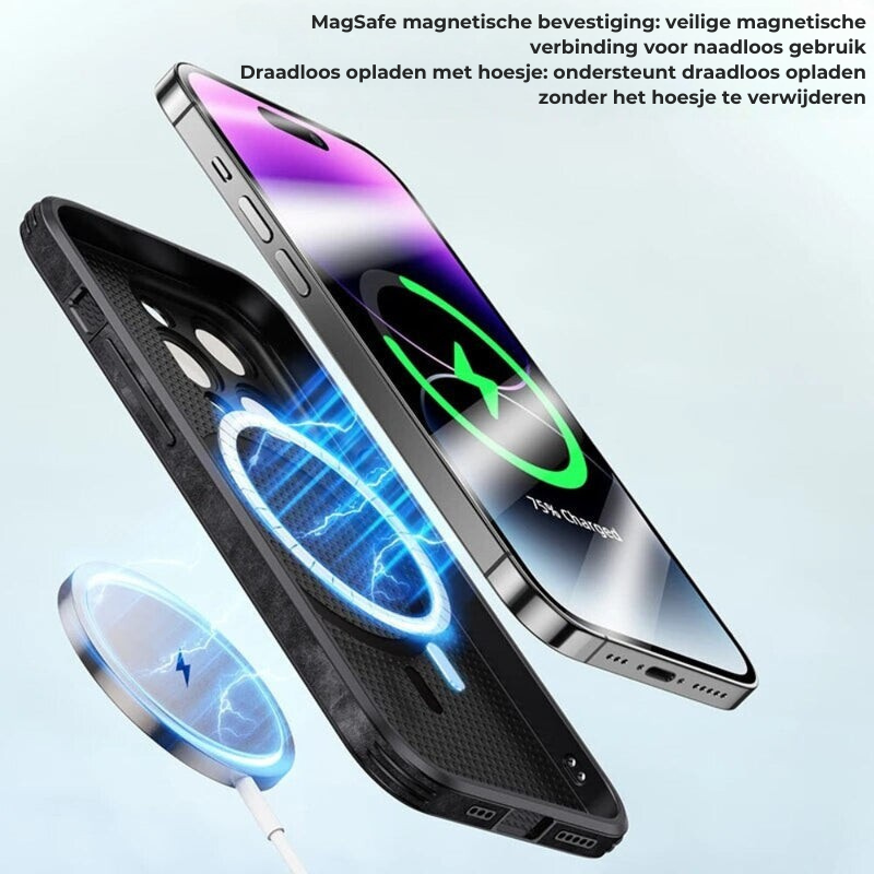 Luxvera – iPhone-hoes echt leer slank & schokbestendig – stijlvol design (Copy) VestraGear