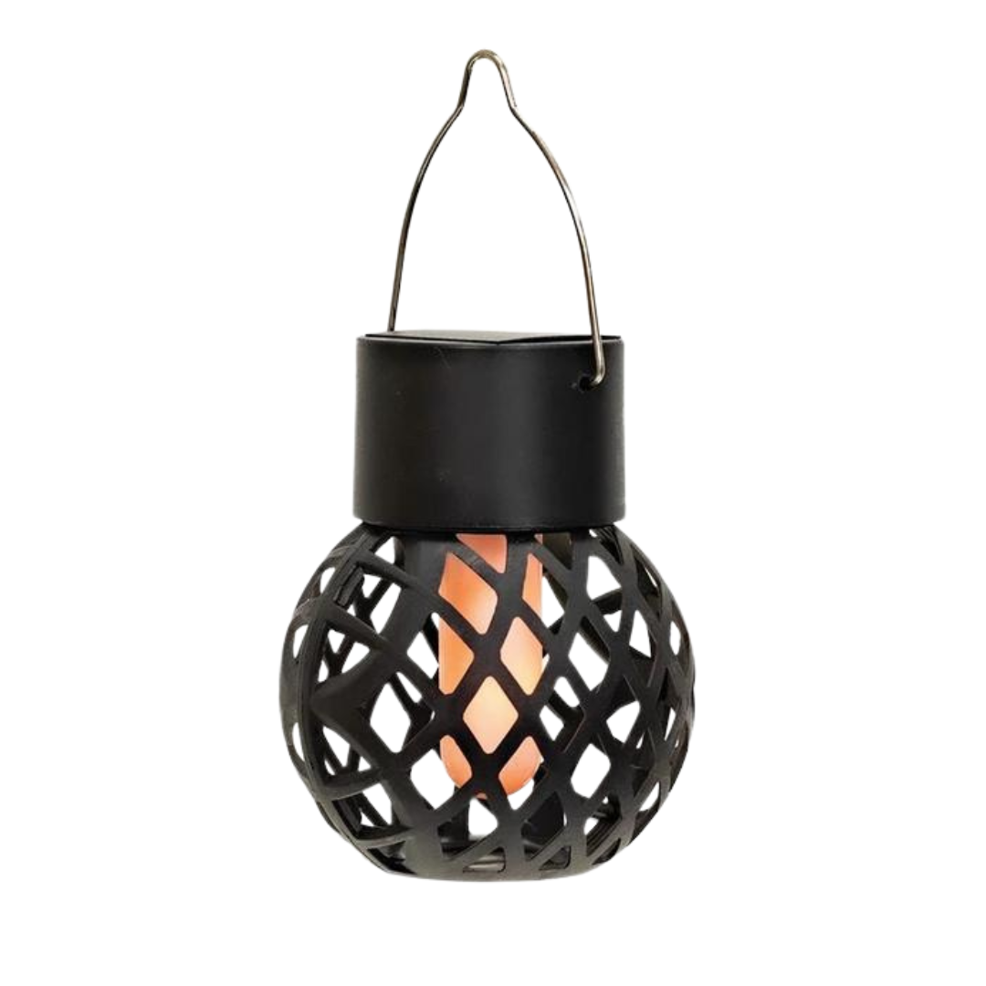 Solira – Hangende Lantaarn 4-Pack Zonne-energie & Vlameffect – Tuin & Balkon VestraGear