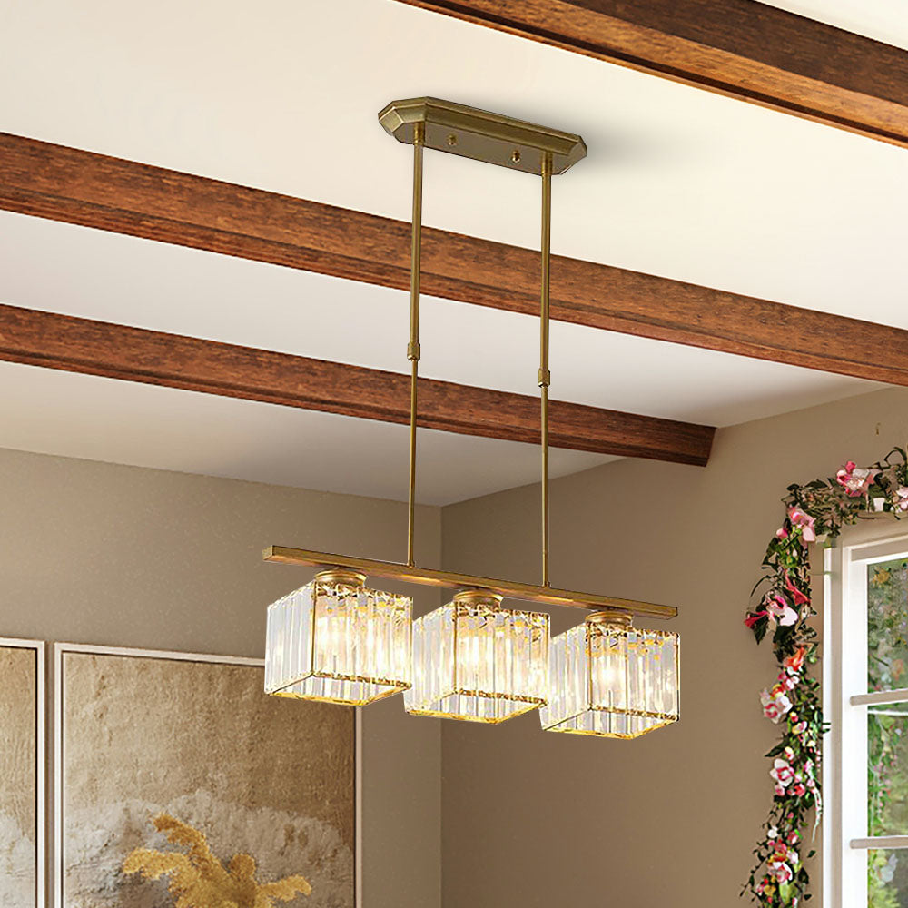Artesso Hanglamp – Art Deco Design met Glazen Kappen & Verstelbare Hoogte
