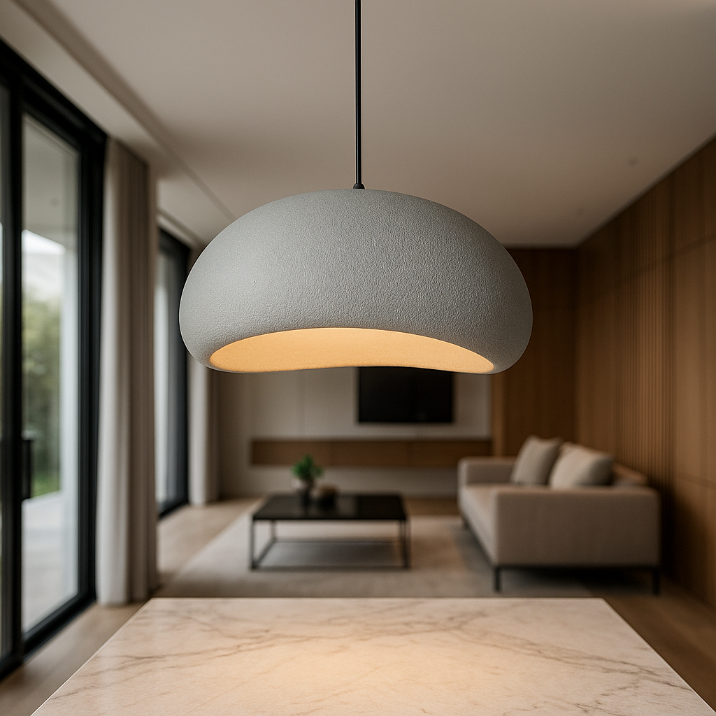 Lumora – Hanglamp glas & metaal dimbaar – woonkamer/eetkamer