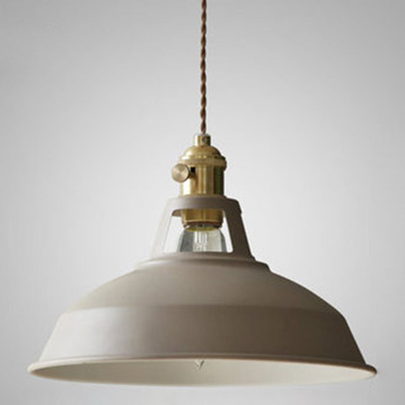 LuzRetroca hanglamp – Vintage industriële metalen plafondlamp met klassiek zwart design