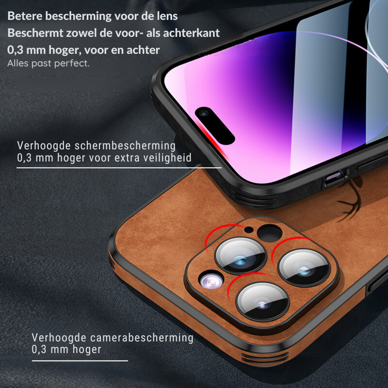 Luxvera – iPhone-hoes echt leer slank & schokbestendig – stijlvol design (Copy) VestraGear