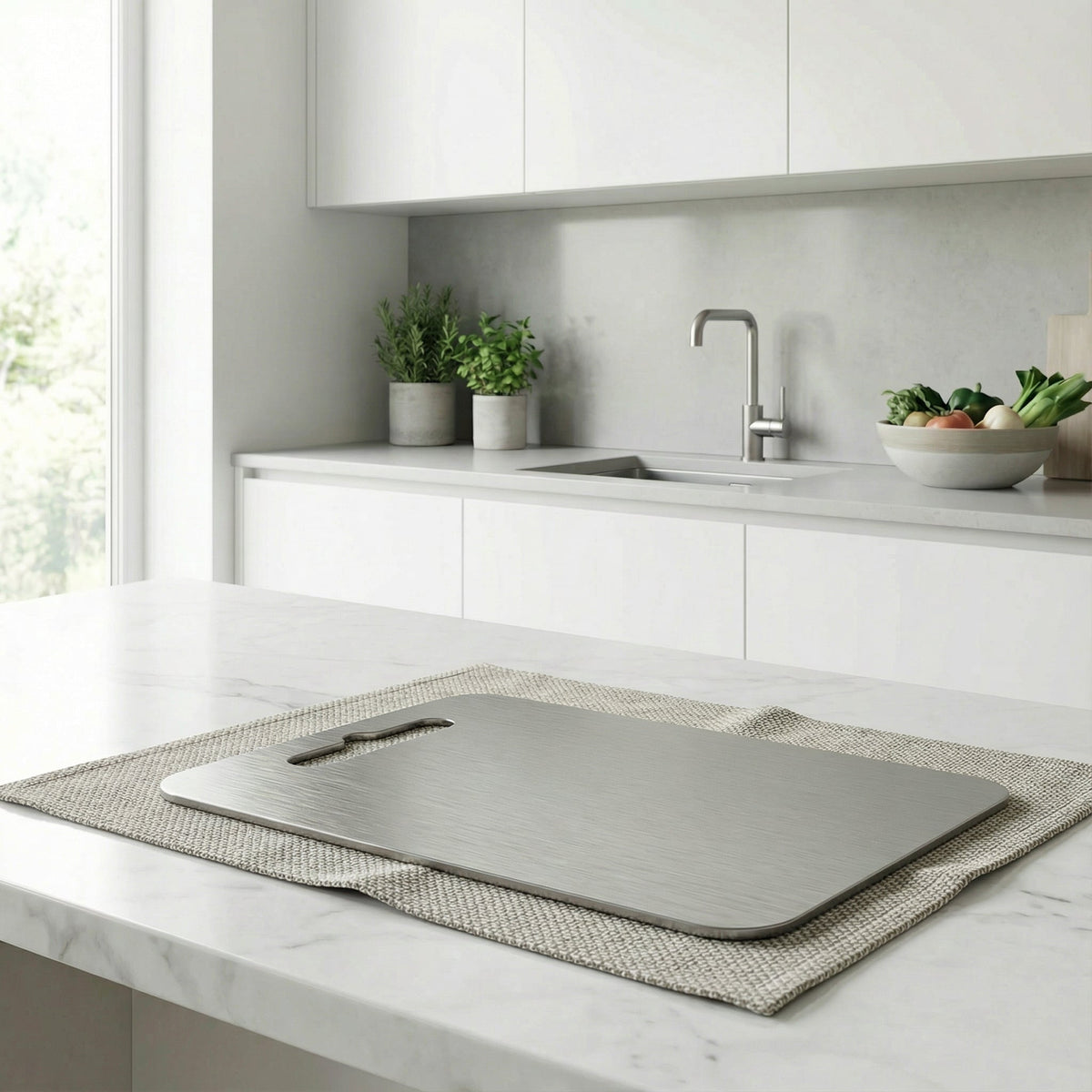 Titanium Snijplank – Duurzaam en Onderhoudsvriendelijk Keukendesign