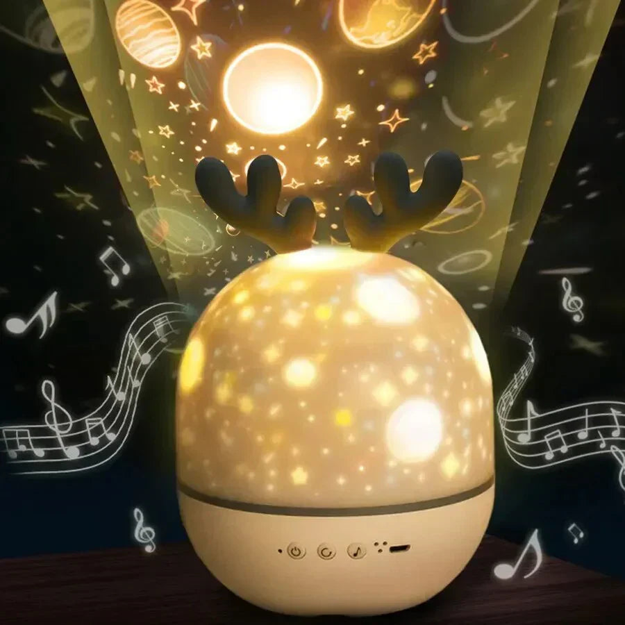 Lunora Sterrenhemel Nachtlamp – 6 Projectiepatronen, LED Verlichting & Kindvriendelijk Design