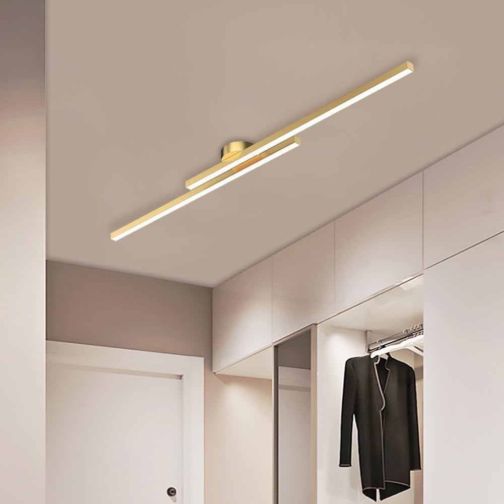 Norvion Plafondlamp – Langwerpige LED plafondlamp van aluminium met strak minimalistisch design