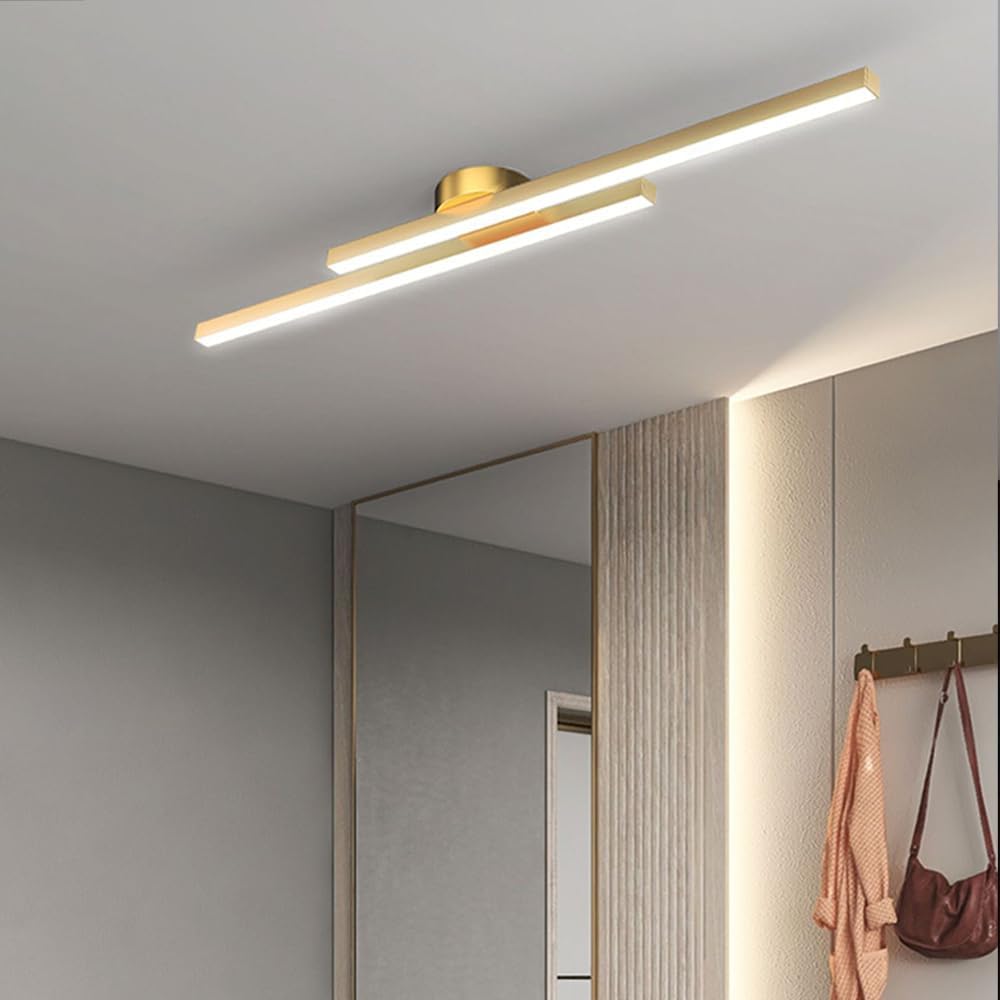 Norvion Plafondlamp – Langwerpige LED plafondlamp van aluminium met strak minimalistisch design