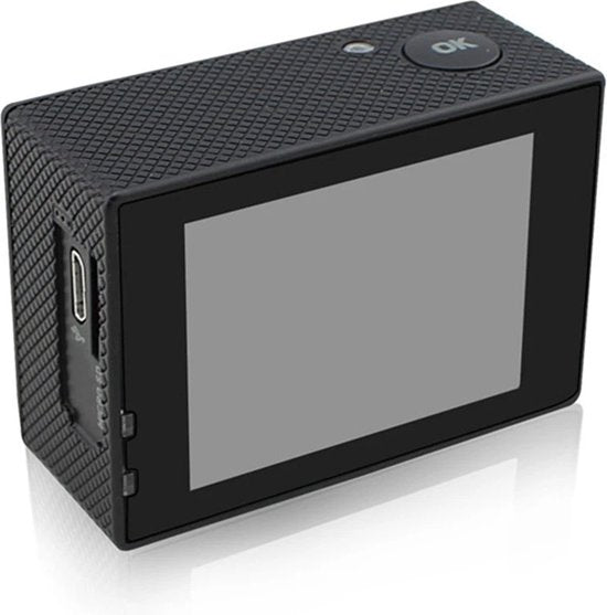 VisioCam – 4K Action Camera met Wifi & Waterproof Case – Inclusief Accessoires