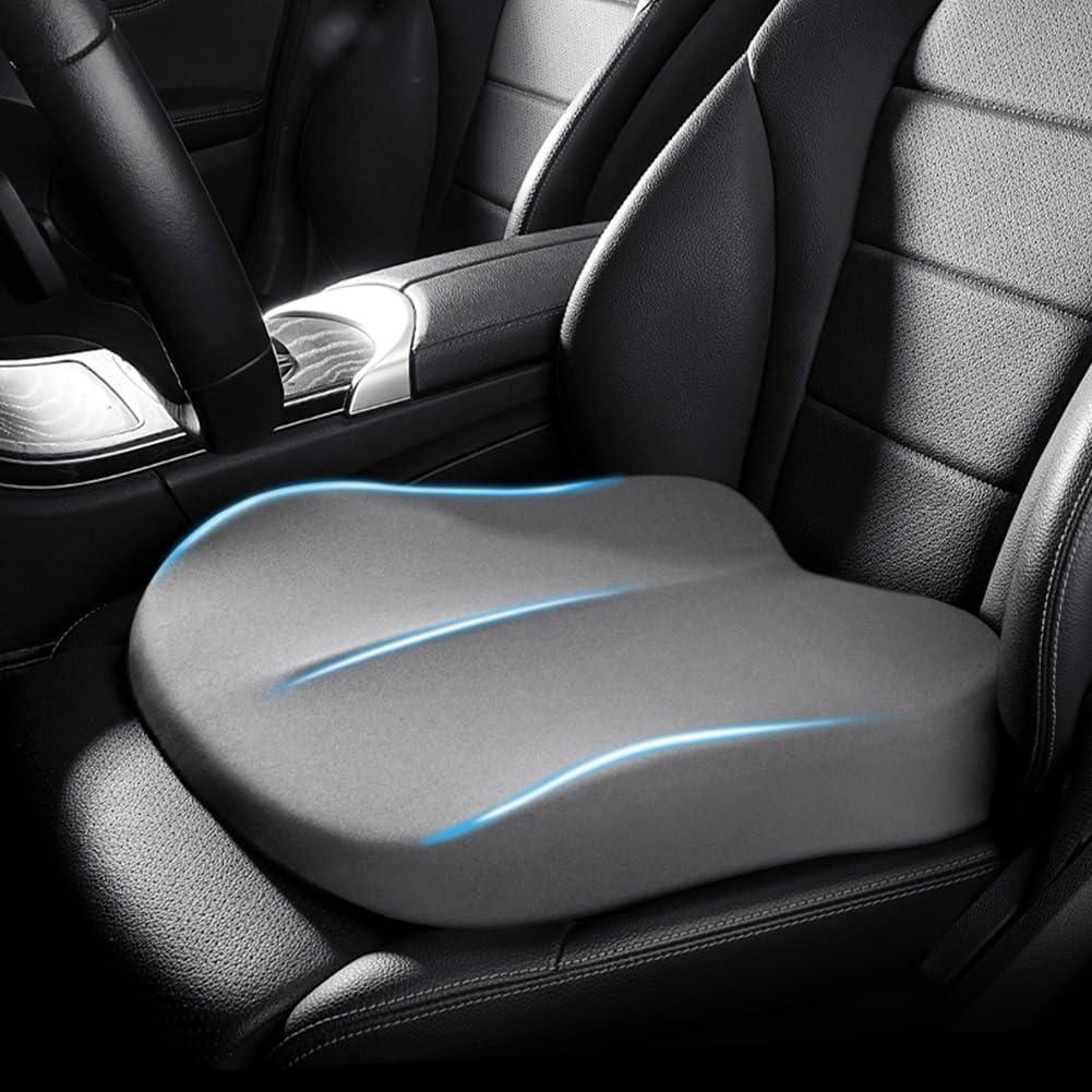 Auto zitkussen met verhoging – Betere zithoogte & ergonomische ondersteuning