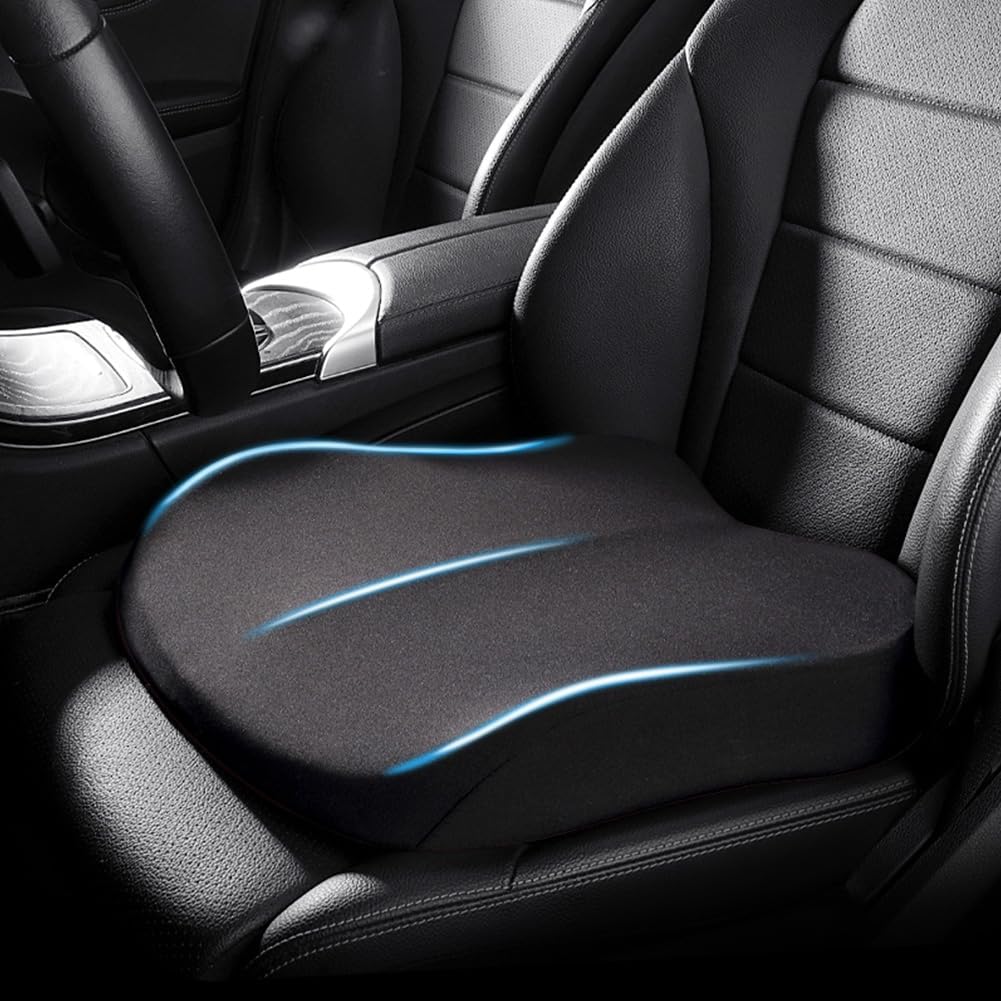 Auto zitkussen met verhoging – Betere zithoogte & ergonomische ondersteuning