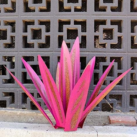Metalen agave tuinbeeld – Onderhoudsvrij, Roestbestendig & Handgemaakt