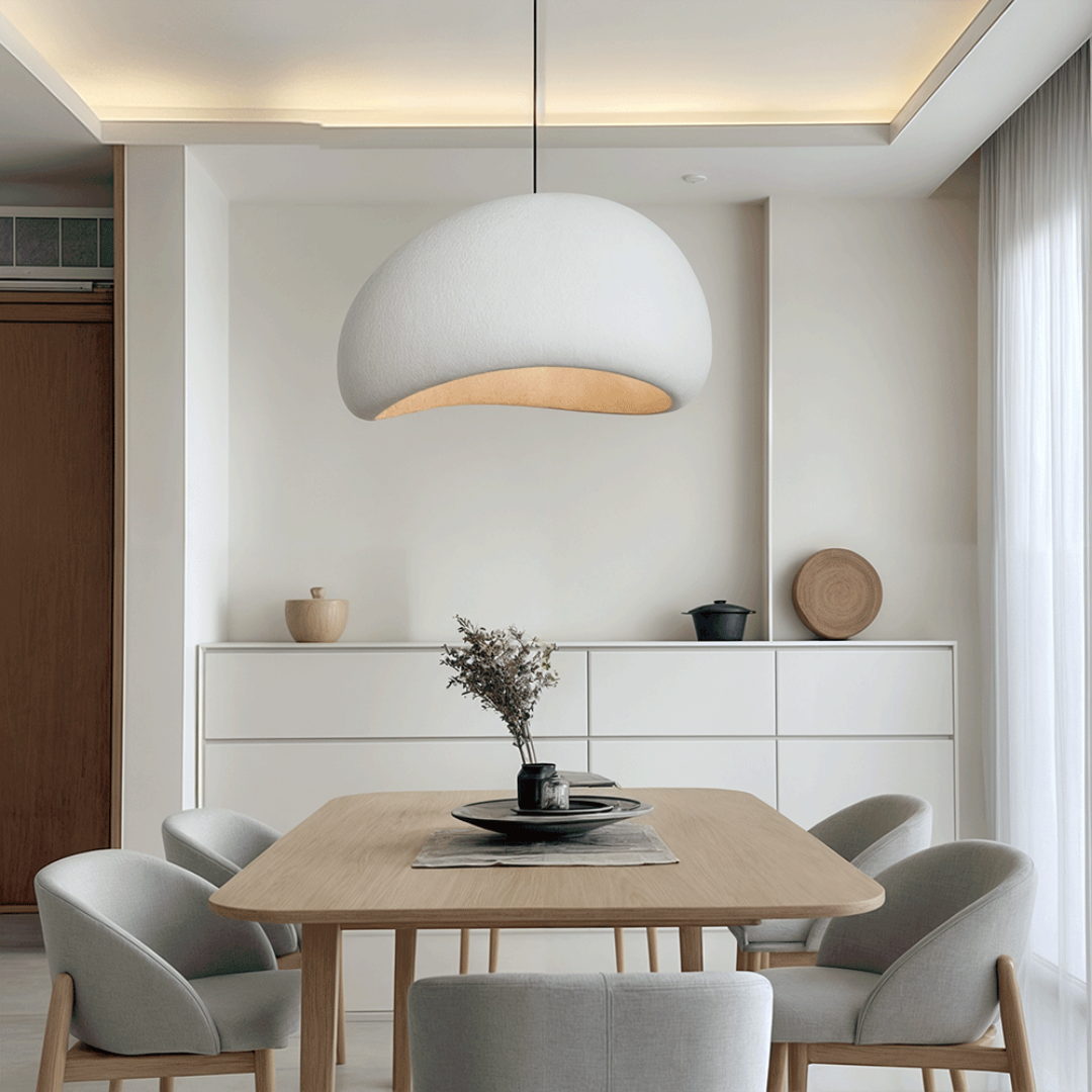 Lumora – Hanglamp glas & metaal dimbaar – woonkamer/eetkamer