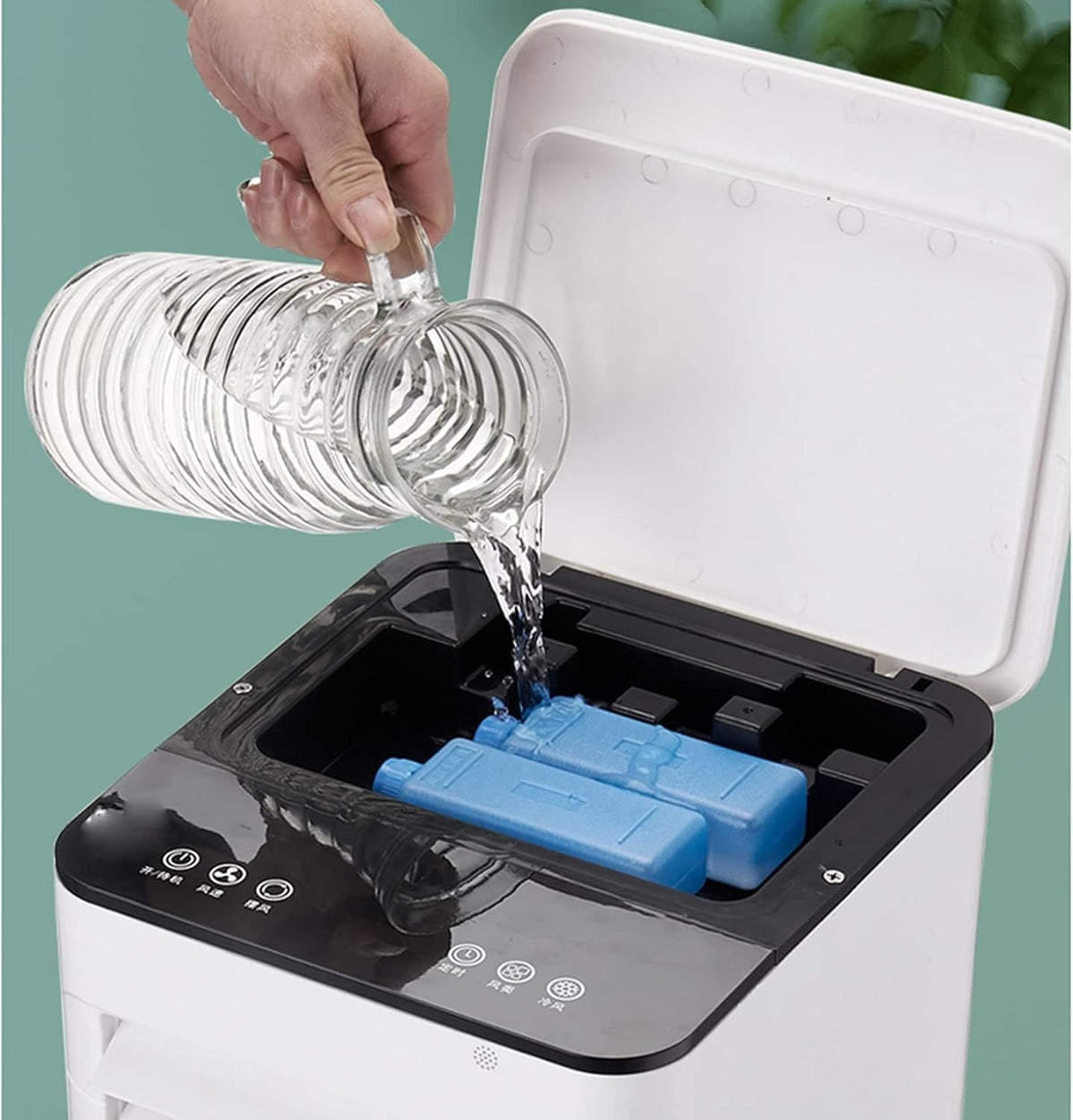 AeroChill draagbare airconditioner zonder installatie – 3-in-1 koelen, bevochtigen en zuiveren Vestragear