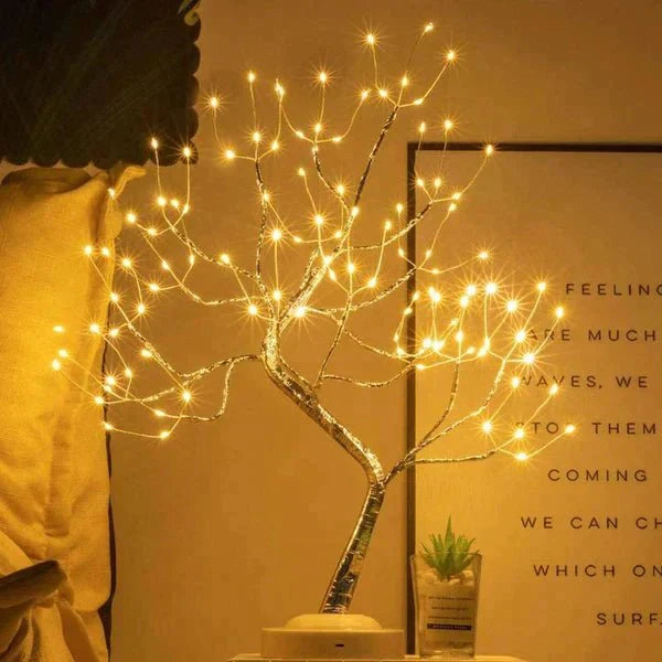 LumiTree LED Boomlamp – Handgemaakt Design met 108 Warme LED’s & Buigbare Takken