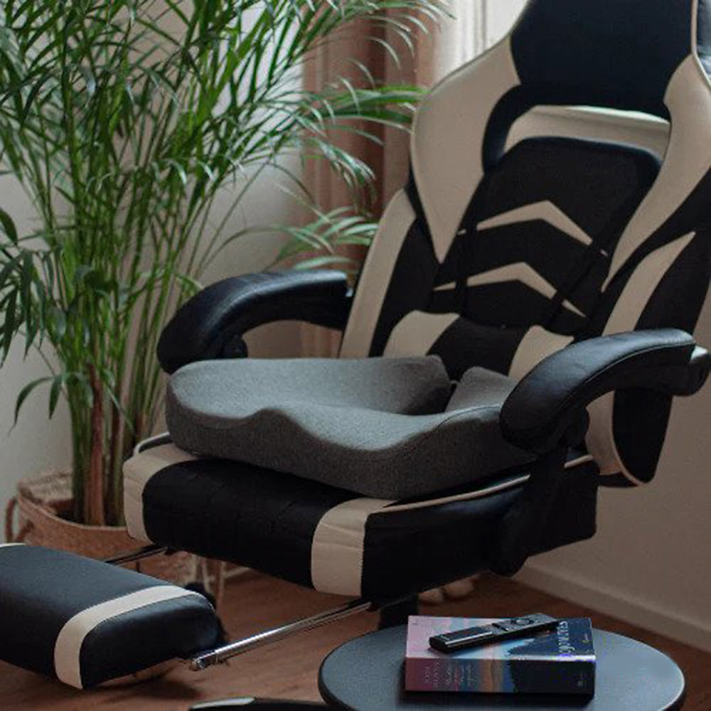 PostureEase ComfortPlus Zitkussen – Ergonomisch Geheugenschuim tegen Rugpijn