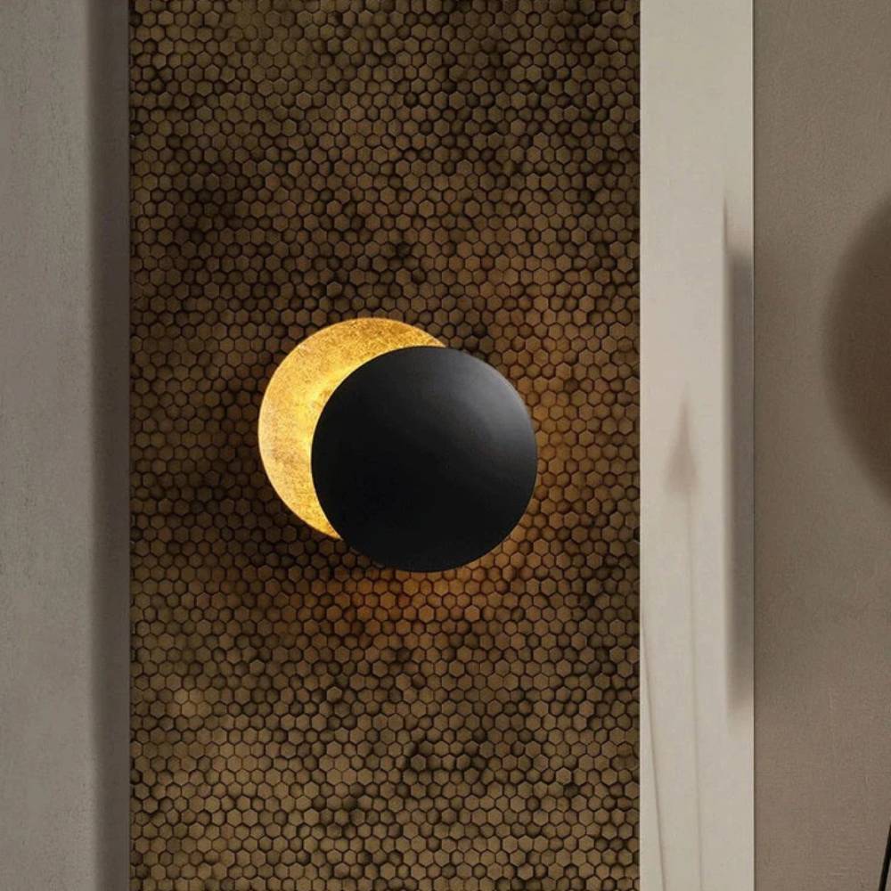 SeleneLight – Wandlamp met Maanlicht Effect – Minimalistische LED Sfeerverlichting