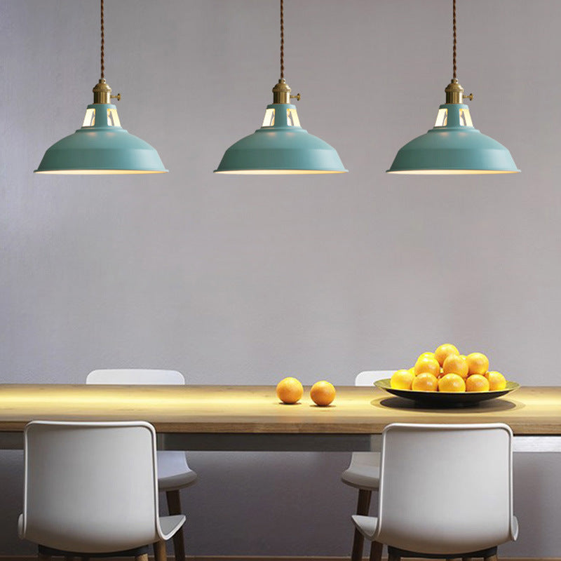 LuzRetroca hanglamp – Vintage industriële metalen plafondlamp met klassiek zwart design