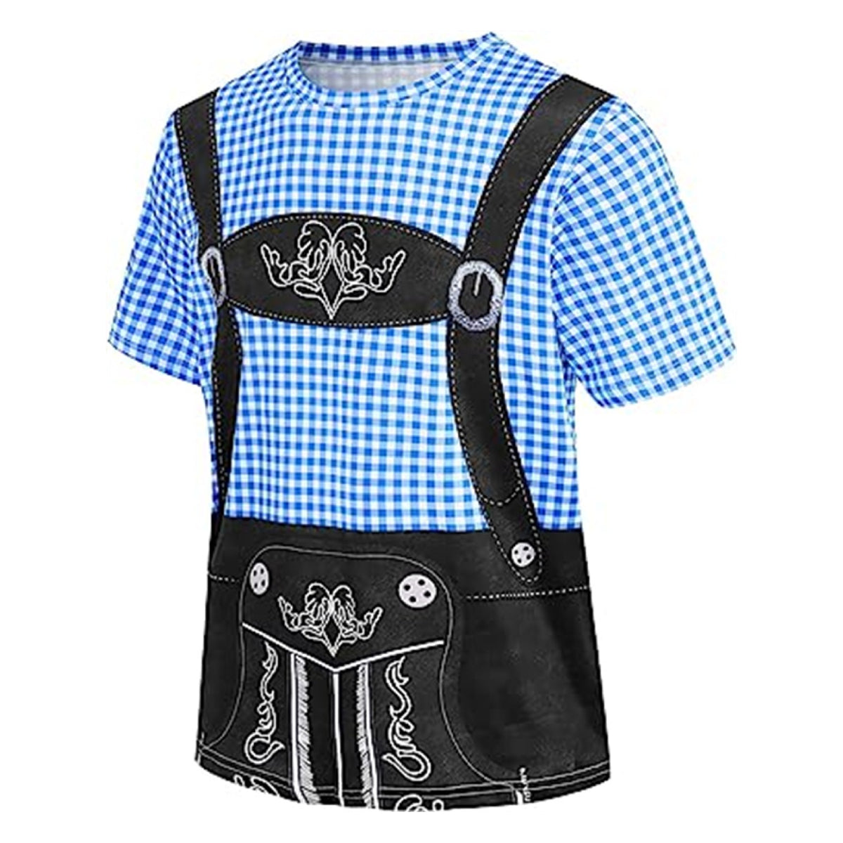 Bavaro – T-Shirt met Lederhosenprint – Jouw Outfit voor Bierfeest & Oktoberfest