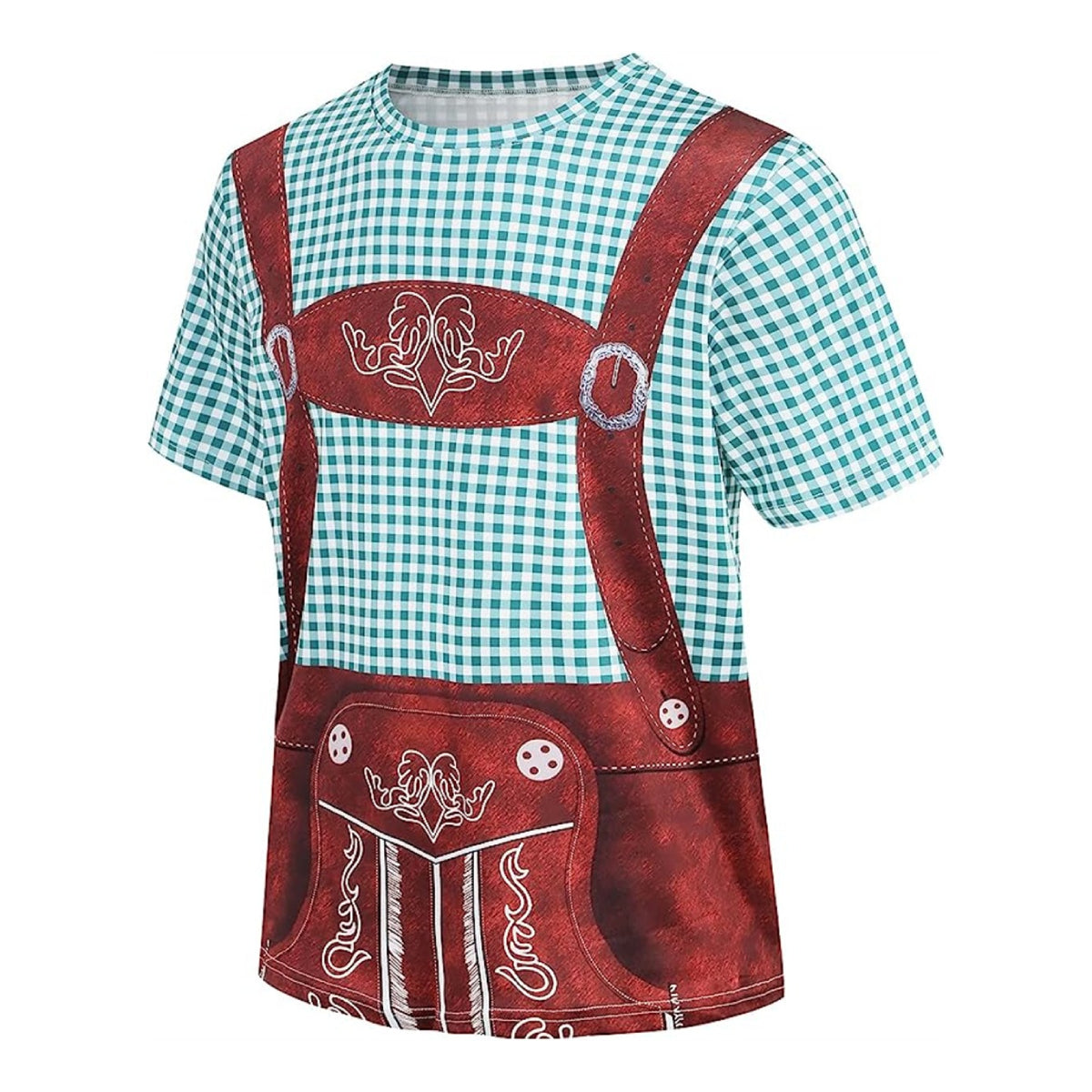 Bavaro – T-Shirt met Lederhosenprint – Jouw Outfit voor Bierfeest & Oktoberfest