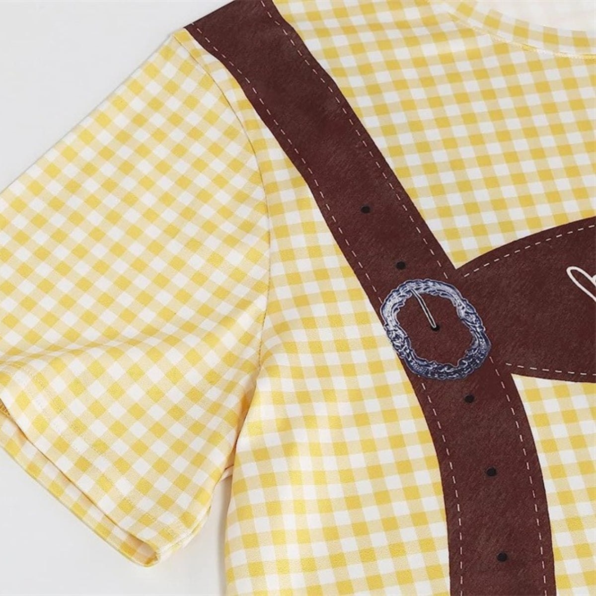 Bavaro – T-Shirt met Lederhosenprint – Jouw Outfit voor Bierfeest & Oktoberfest