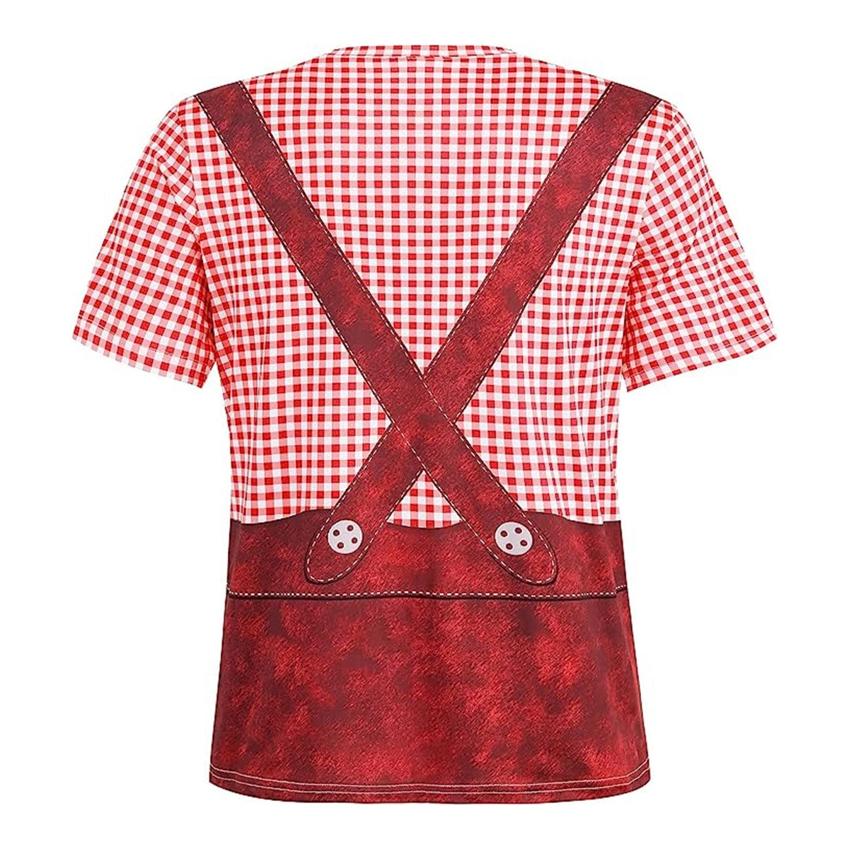 Bavaro – T-Shirt met Lederhosenprint – Jouw Outfit voor Bierfeest & Oktoberfest
