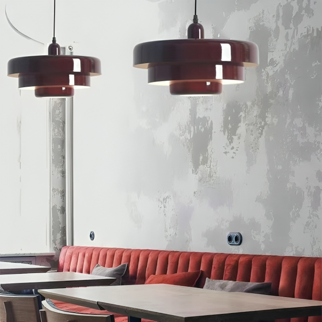 BrilloÉpoca hanglamp – Vintage metalen plafondlamp met energiezuinige LED & warme lichtsfeer