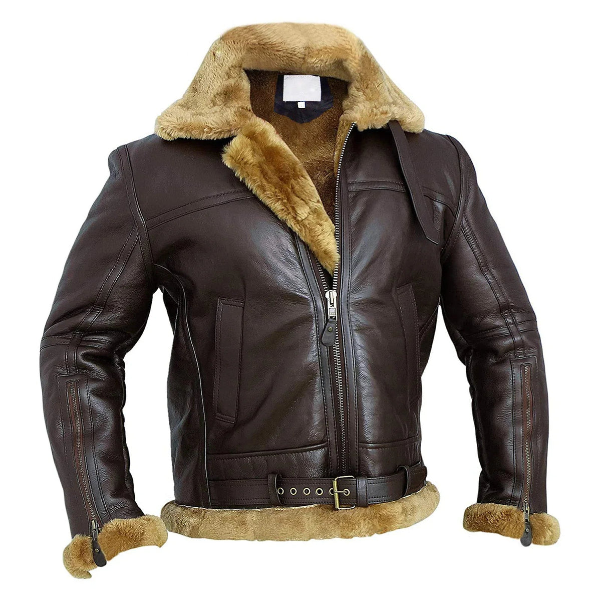 RAF B3 | Pilotenjack van omgekeerd lam voor luxe en warmte