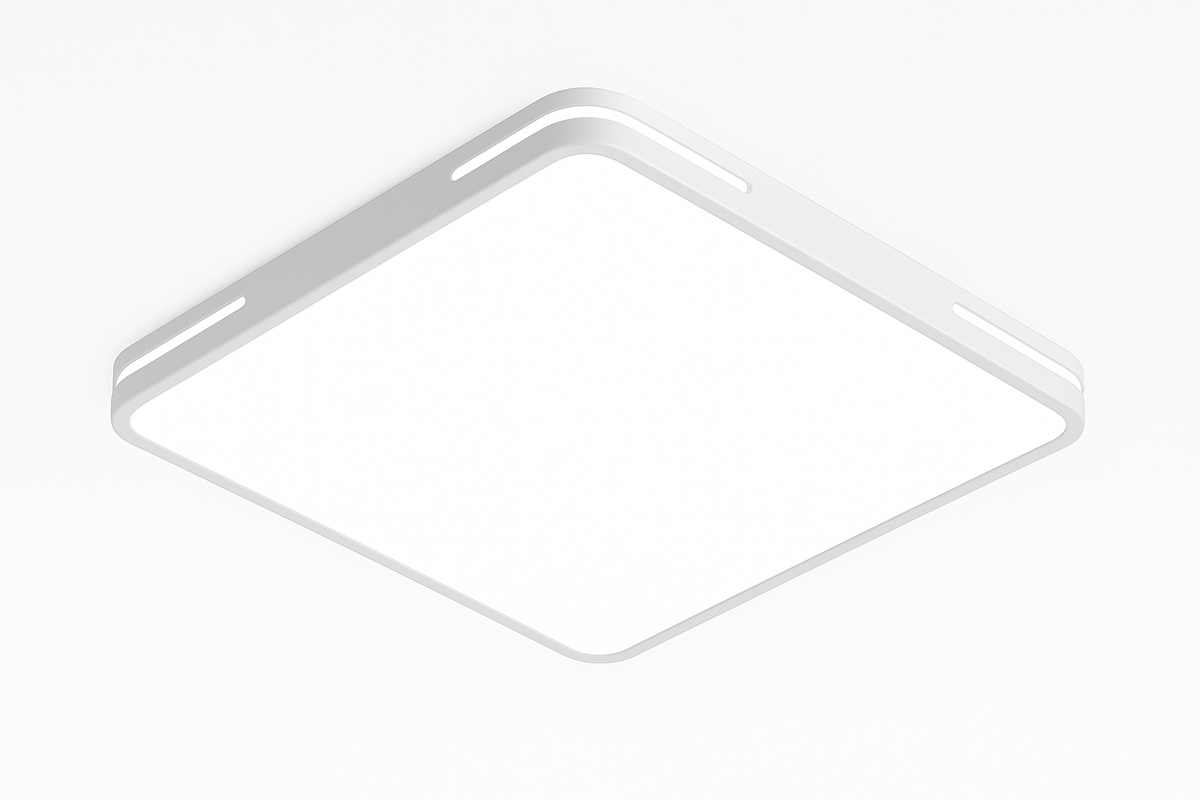 Lumora Plafondlamp – Vierkant Design met 36W LED, Helder Koelwit Licht & IP44 Bescherming