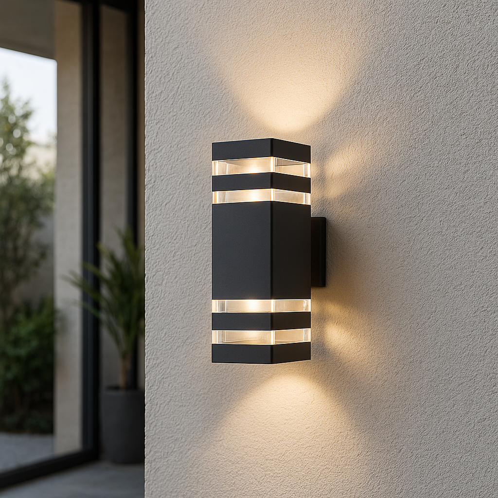 Lumora Buitenwandlamp – Modern 2-Weg Design met LED-Verlichting & Weerbestendige Behuizing