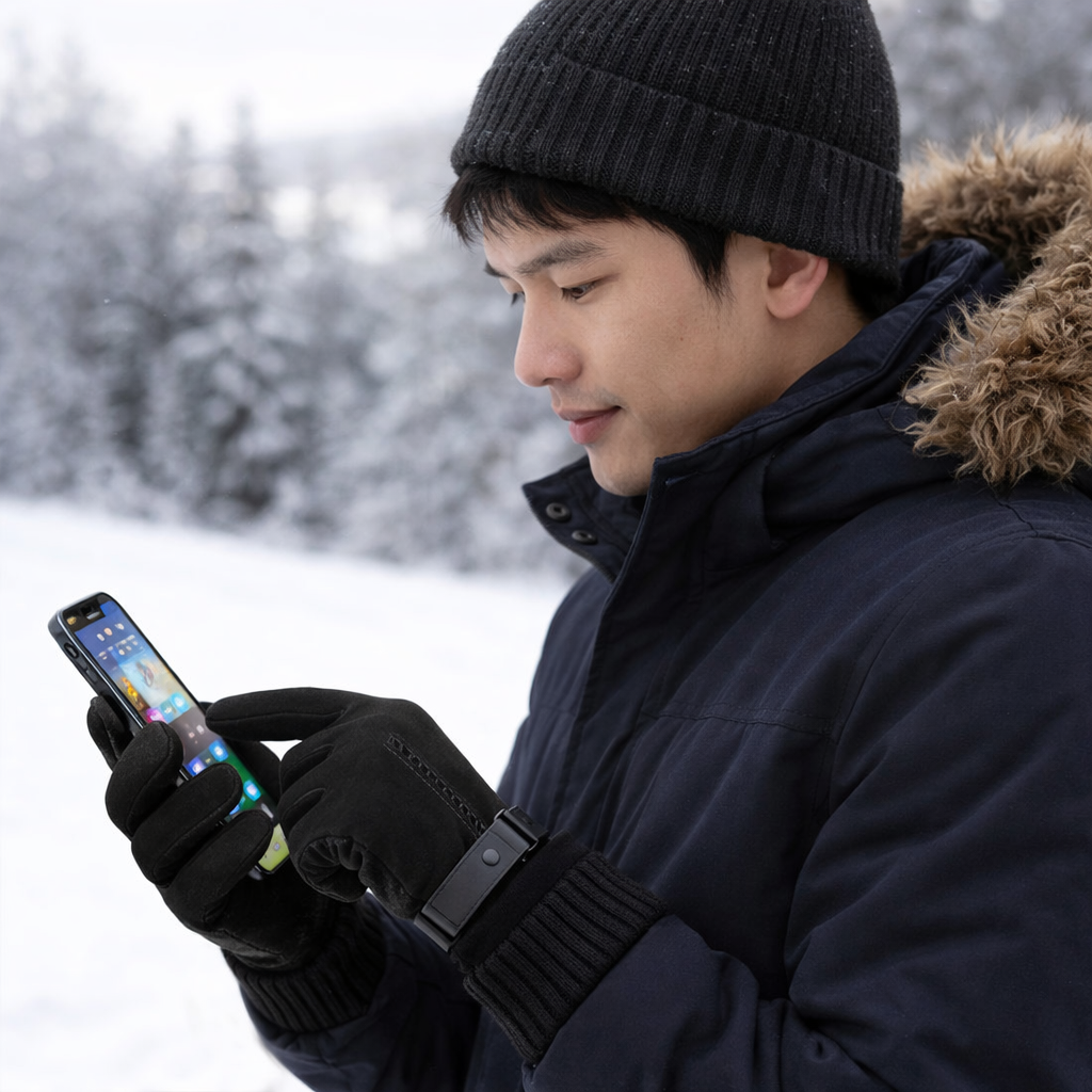 Herenhandschoenen Leer Winddicht | Warm & Touchscreen Geschikt VestraGear