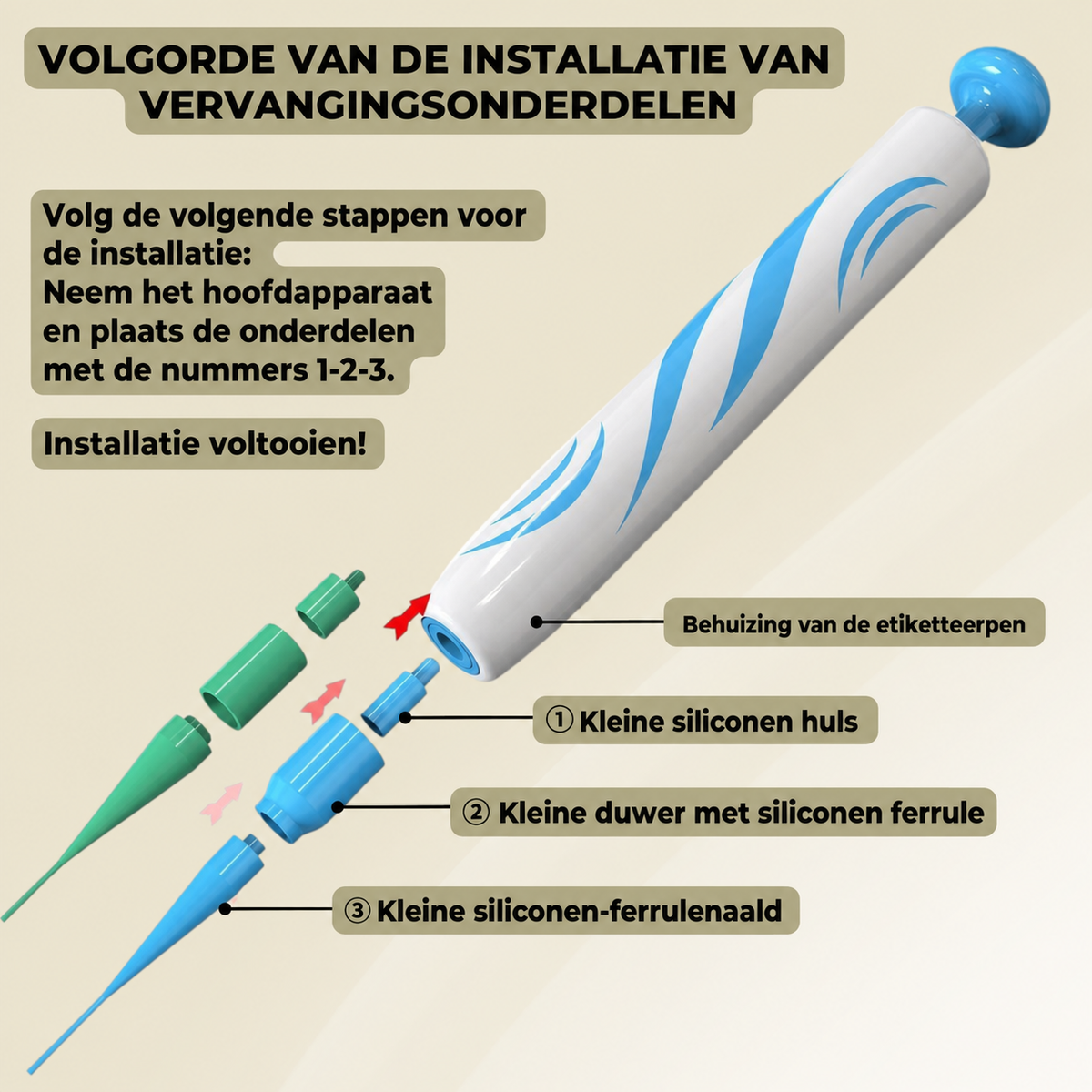 Huidverzorgingspen – Nauwkeurige Applicatie & Compact Ontwerp voor Thuisgebruik Vestragear