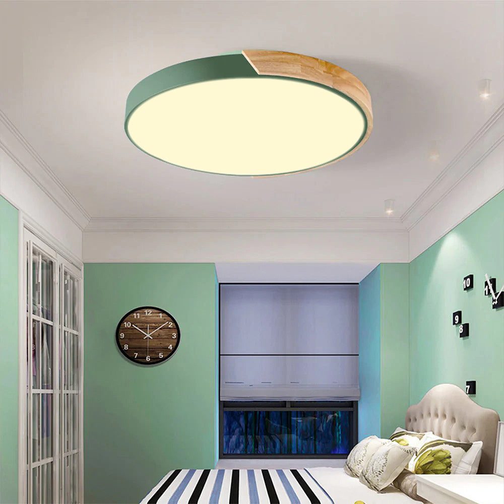 Coloria Plafondlamp – Ronde LED-Verlichting met Kleurrijke Afwerking en Modern Design