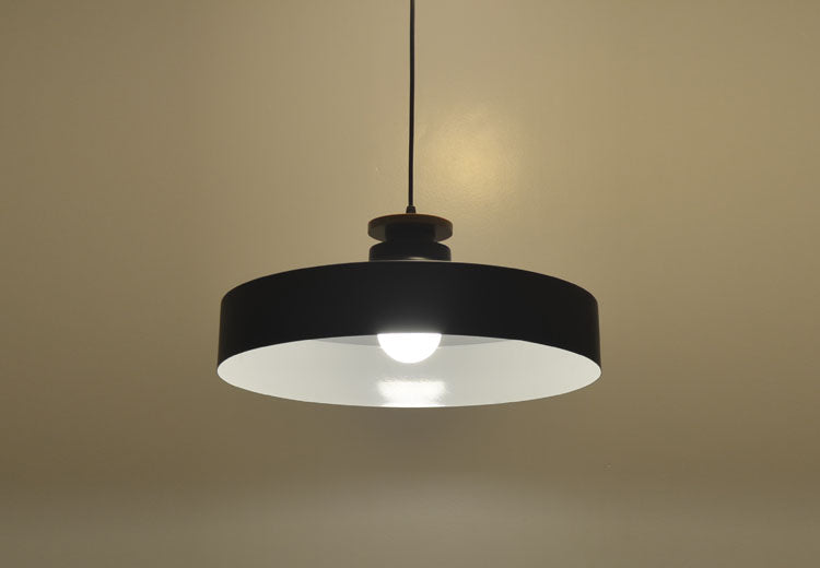 Solvéra Hanglamp – Metalen & Houten Design, Scandinavisch, Verstelbaar Snoer