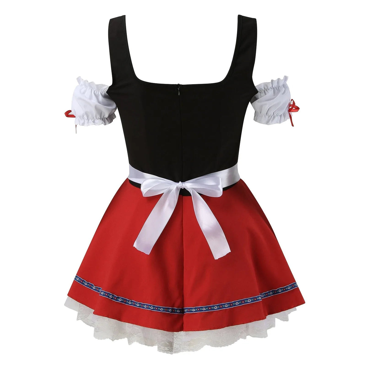 Rosalia – Dames Dirndl van Katoen met Sierdetails – Zomer & Oktoberfest