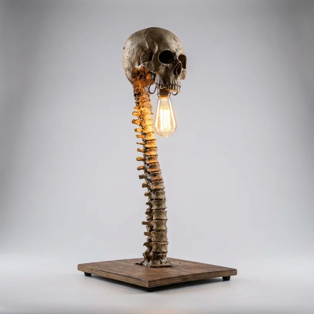 Decorative Skull Table Lamp - Nightspine 0
