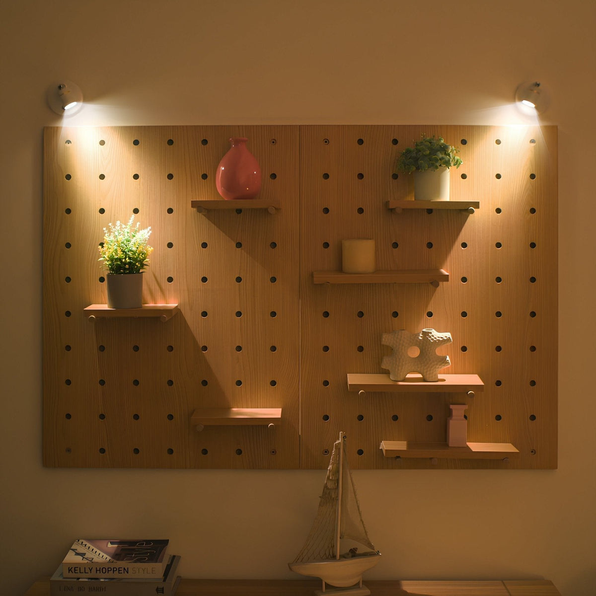 LumaSpot Draadloze LED-Spot – Verstelbare wandlamp met afstandsbediening & dimfunctie