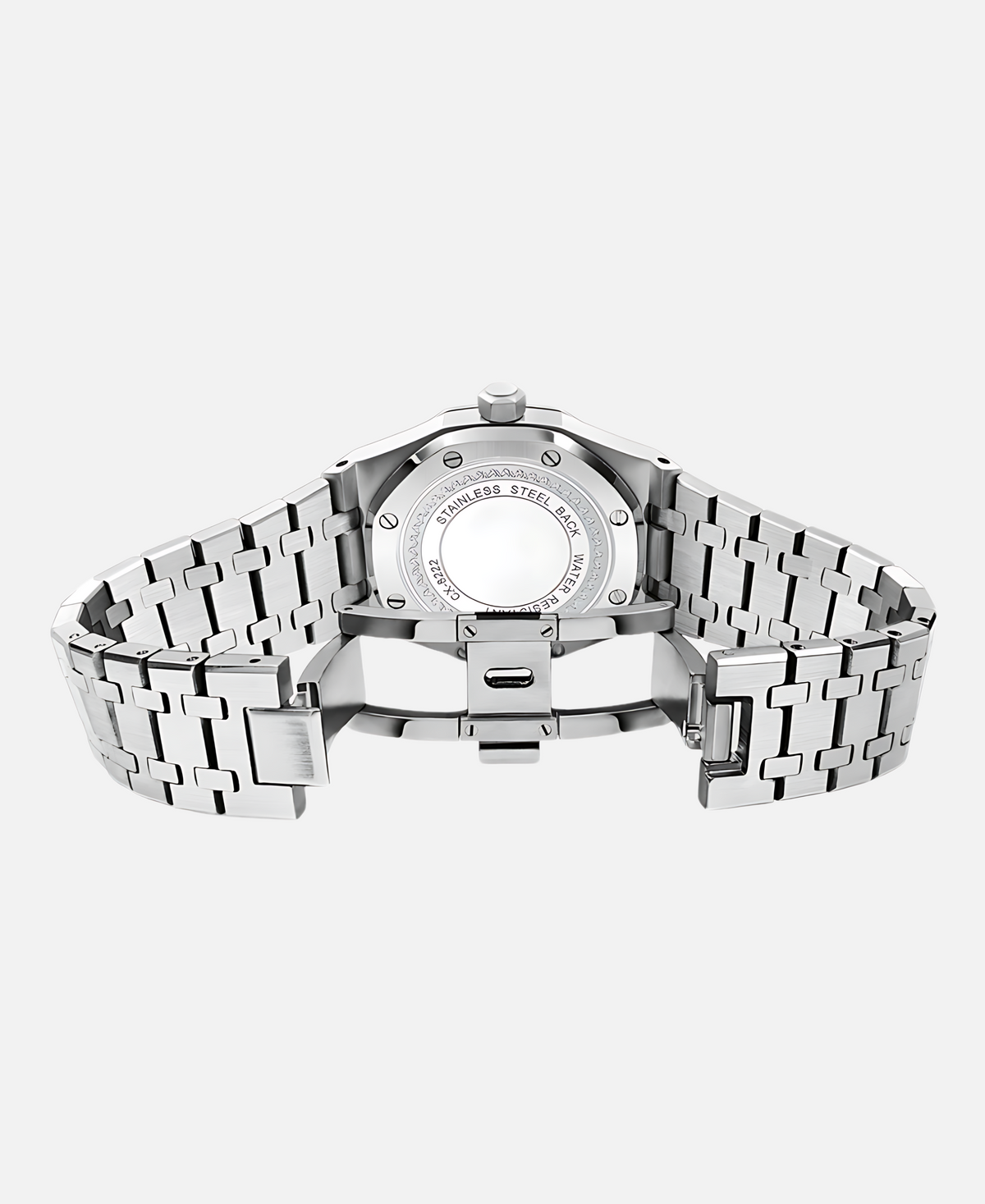Herenhorloge – Saffierglas, Roestvrijstalen Kast & 5 ATM Waterdicht
