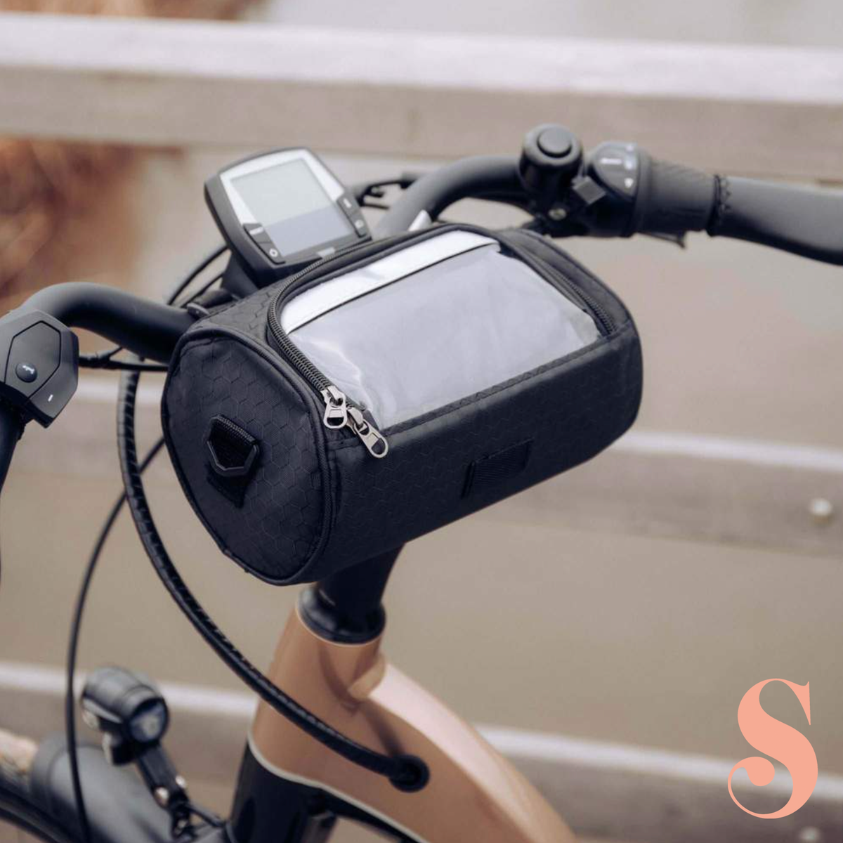 Velora – Fietstas met touchscreen telefoonhouder – Spuitwaterbestendig