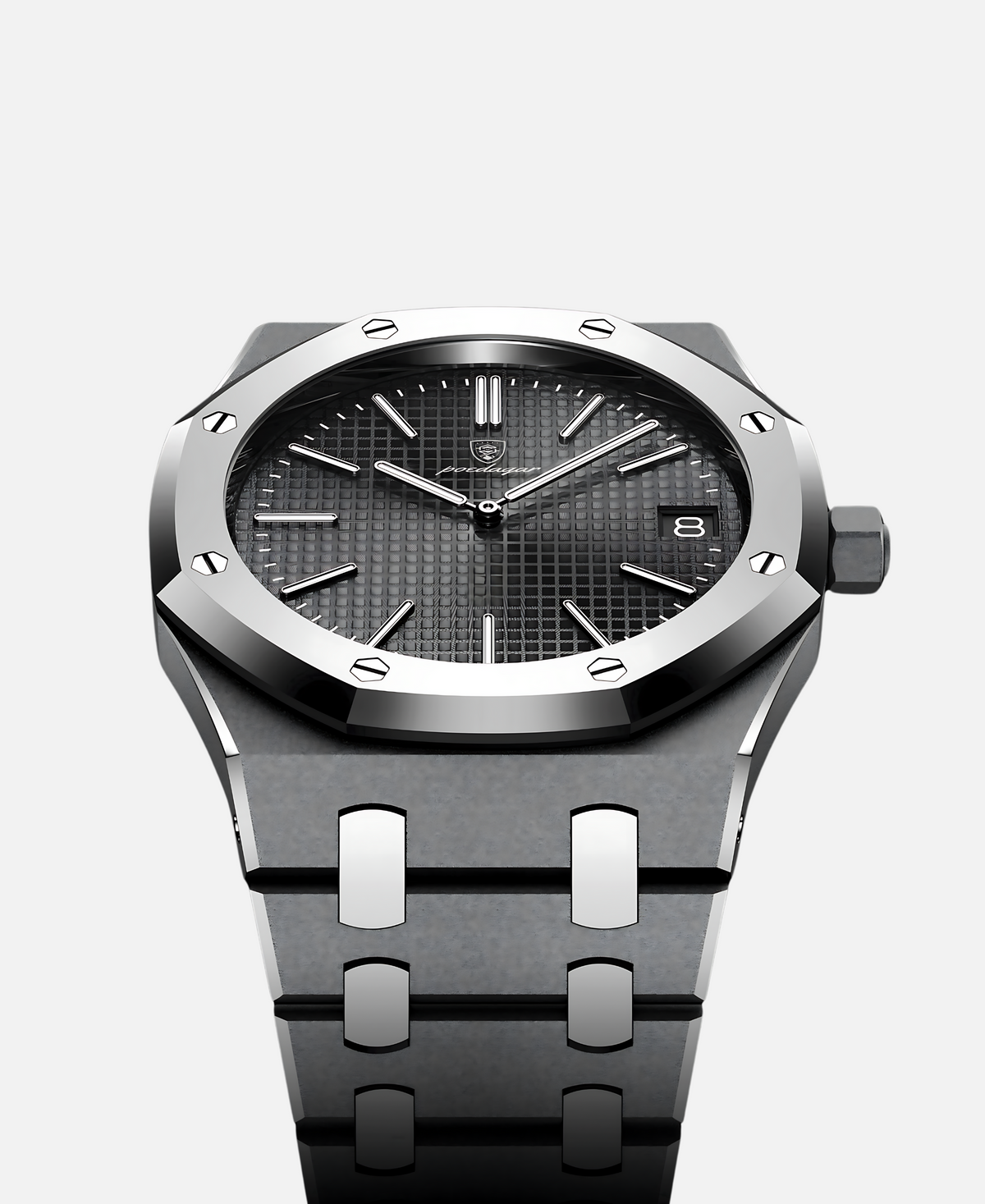 Herenhorloge – Saffierglas, Roestvrijstalen Kast & 5 ATM Waterdicht