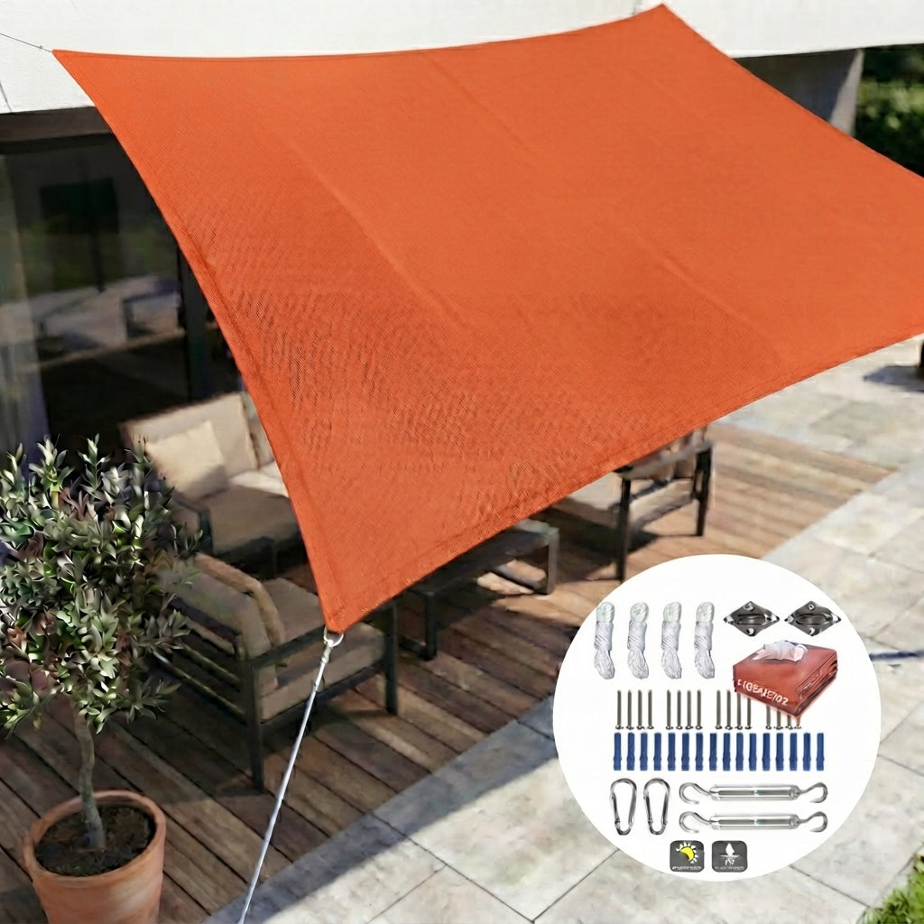 Schaduwdoek Waterdicht Rechthoek – UV-bescherming voor Tuin & Terras Vestragear
