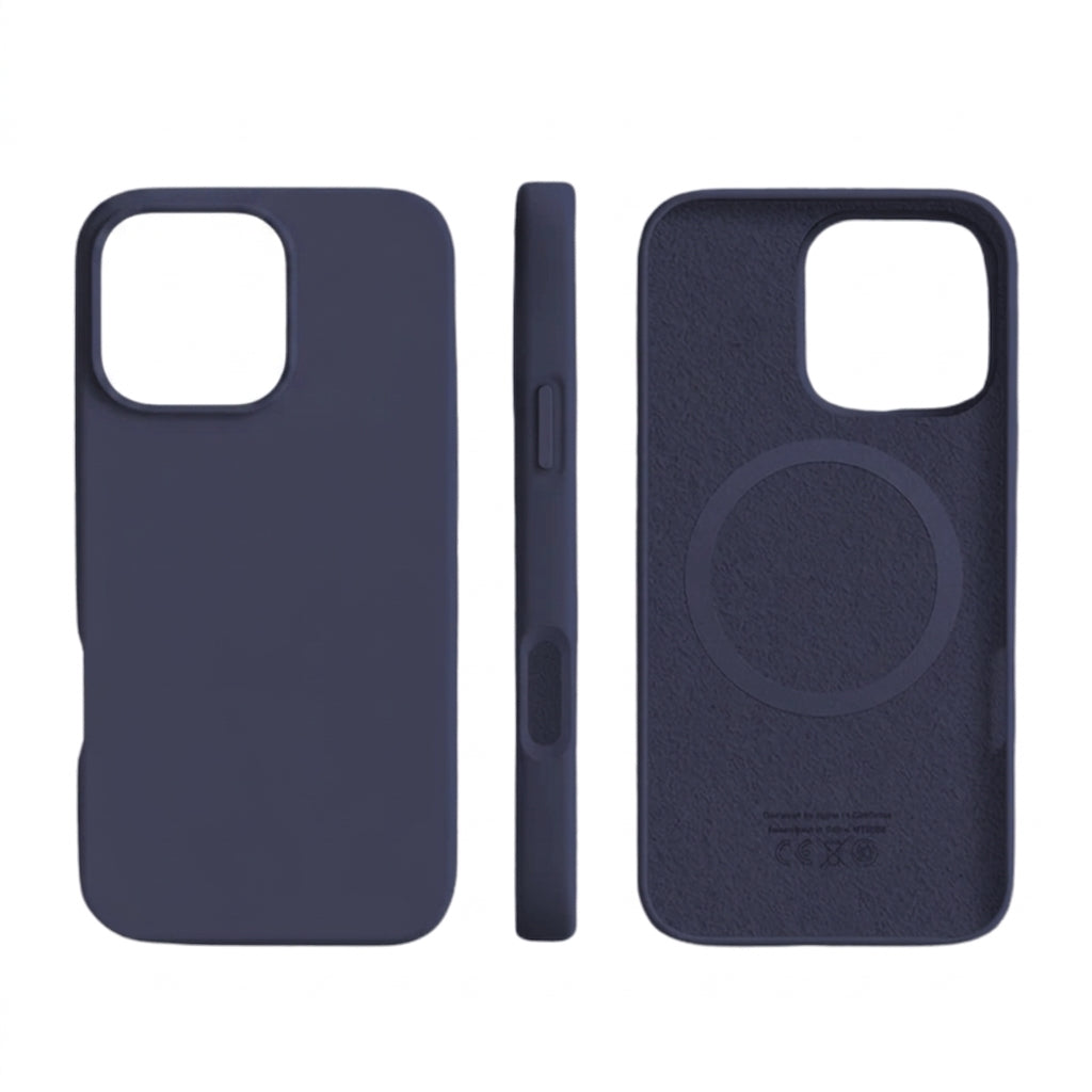 iPhone Hoesje met MagSafe – Siliconen Backcover met Zachte Grip en Magnetische Ring Vestragear