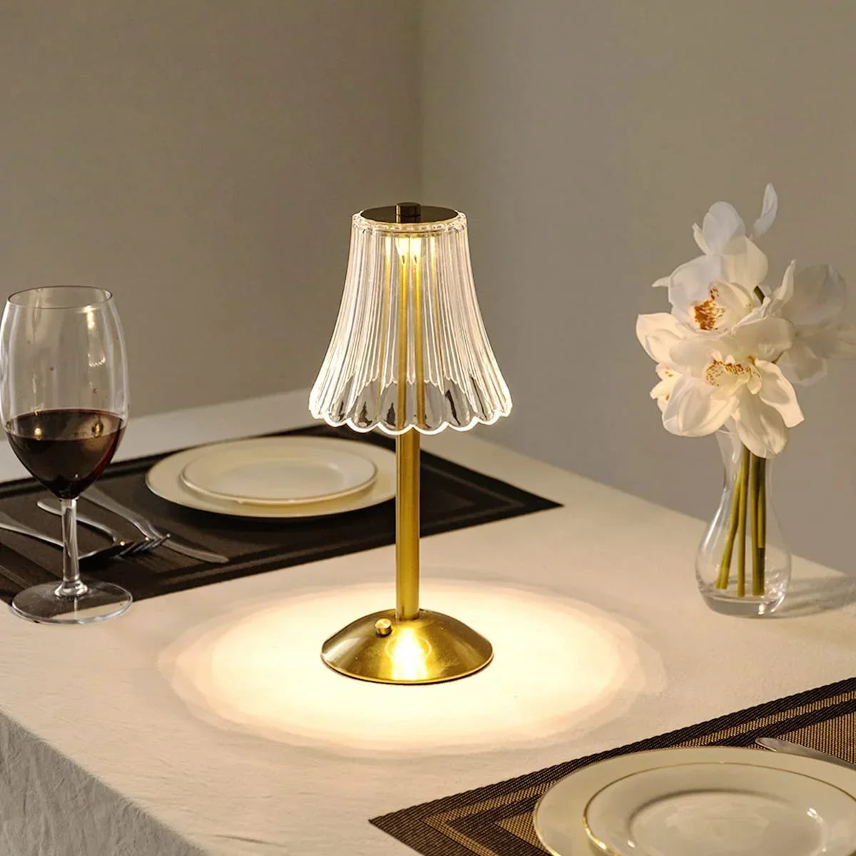 Golden Crystal Table Lamp 5