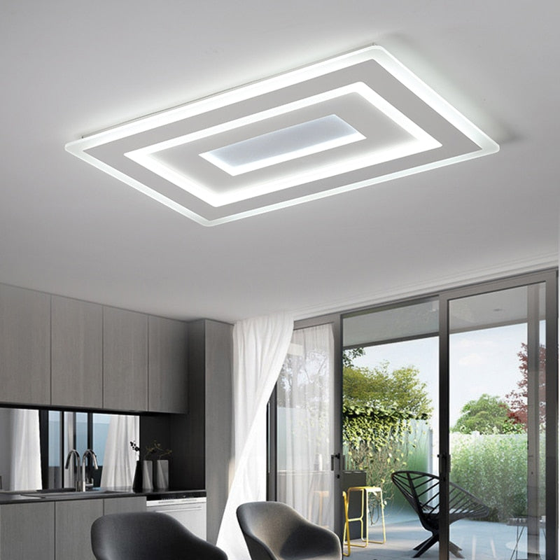Technora Plafondlamp – Ultradun Modern Design met Dimbare LED-Verlichting & Afstandsbediening